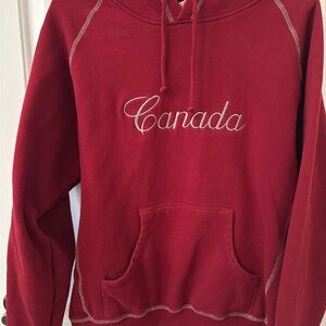 Impressions Deep Red CANADA Hoodie